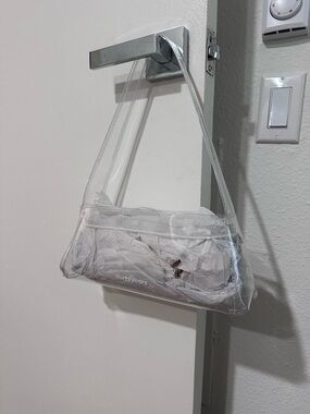 Thirty Years Clear Shoulder Bag in White
